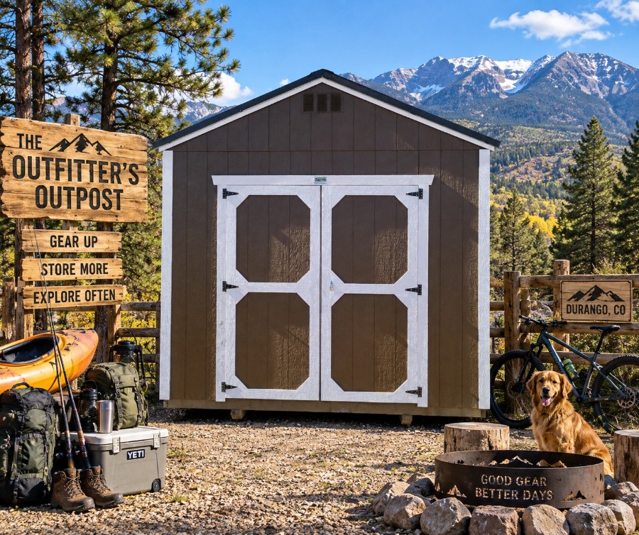 'The Outfitter’s Outpost' 10x20 Utility Shed